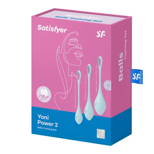 Изображение Satisfyer, Германия Вагинальные шарики Satisfyer Yoni Power 2 голубые