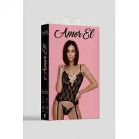 Amor EL, Испания Комплект эротического белья Madrid черный L/XL
