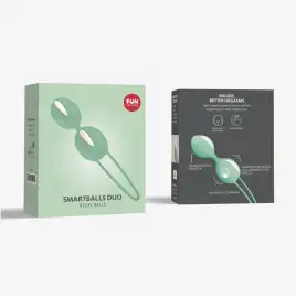 Вагинальные шарики FF Smartballs Duo, мятные. 34100