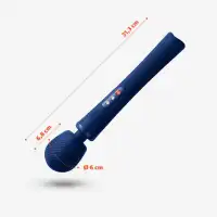 Fun Factory, Германия Мощнейший вибромассажер FF VIM VIBRATING WAND, синий. 10001
