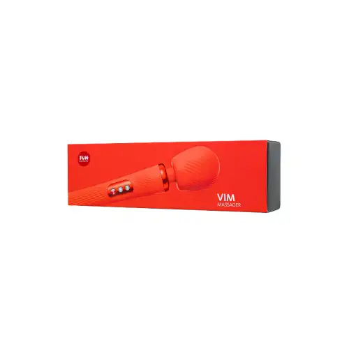 Fun Factory, Германия Мощнейший вибромассажер FF VIM VIBRATING WAND, оранжевый. 10000