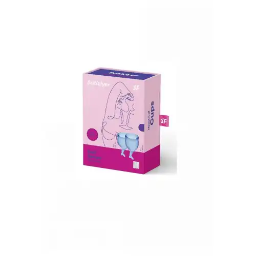 Фото Satisfyer, Германия Набор менструальных чаш Satisfyer Feel Secure, синий