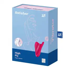 Перезаряжаемый вибратор на палец Satisfyer High Fly малиновый
