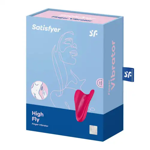 Изображение Satisfyer, Германия Перезаряжаемый вибратор на палец Satisfyer High Fly малиновый
