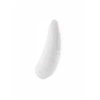 Вакуумно-волновой стимулятор Satisfyer Curvy 1+ с возможностью управления через приложение - белый