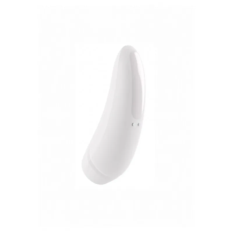 Вакуумно-волновой стимулятор Satisfyer Curvy 1+ с возможностью управления через приложение - белый
