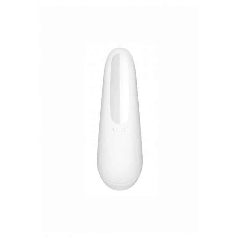 Вакуумно-волновой стимулятор Satisfyer Curvy 1+ с возможностью управления через приложение - белый