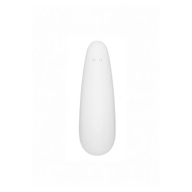 Вакуумно-волновой стимулятор Satisfyer Curvy 2+ с возможностью управления через приложение - белый