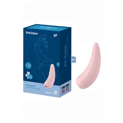 Изображение Satisfyer, Германия Вакуумно-волновой смарт-стимулятор Satisfyer Curvy 2+ Pink