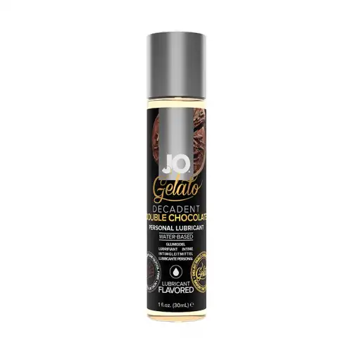 System JO, США Вкусовой лубрикант Яркий вкус двойного шоколада / Gelato Decadent Double Chocolate 1oz - 30 мл. — купить в Минске Изображение System JO, США Вкусовой лубрикант Яркий вкус двойного шоколада / Gelato Decadent Double Chocolate 1oz - 30 мл.