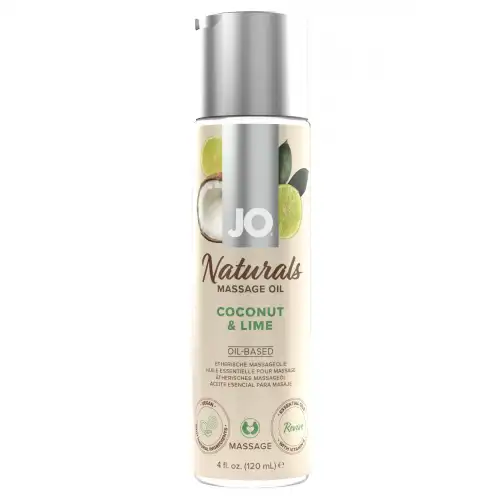 Фото System JO, США Массажное масло JO  - Coconut & Lime/Кокос и лайм  120 mL