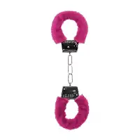 Металлические наручники с меховой обивкой Beginner's Handcuffs Furry