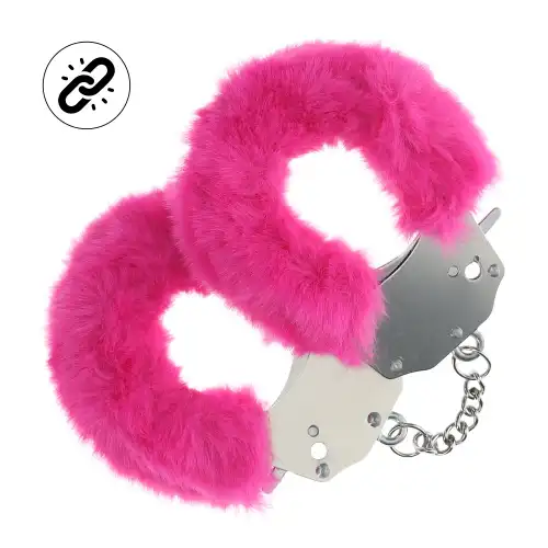 Наручники для эротических игр Heavy-duty Fluffy Handcuffs - Pink Наручники для эротических игр Heavy-duty Fluffy Handcuffs - Pink