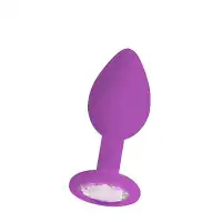 Shotsmedia, Голландия Анальная пробка с кристаллом Diamond Butt Plug (Medium)