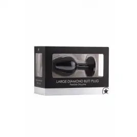 Анальная пробка с кристаллом Diamond Butt Plug (Large)