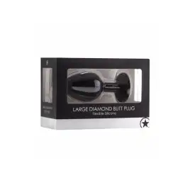 Анальная пробка с кристаллом Diamond Butt Plug (Extra Large)