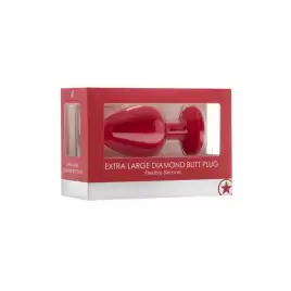 Анальная пробка с кристаллом Diamond Butt Plug (Extra Large )