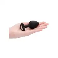 Shots Media, Нидерланды Анальная пробка Large Ribbed Diamond Heart Plug