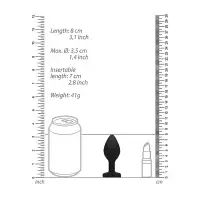 Shots Media, Нидерланды Анальная пробка Large Ribbed Diamond Heart Plug