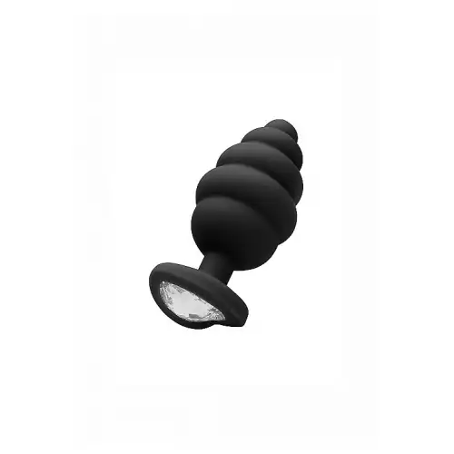 Shots Media, Нидерланды Анальная пробка Regular Ribbed Diamond Heart Plug