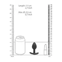 Shotsmedia, Голландия Анальная пробка с кристаллом Diamond Butt Plug With Handle