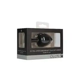 Анальная пробка для ношения с кристаллом  Diamond Butt Plug With Handle