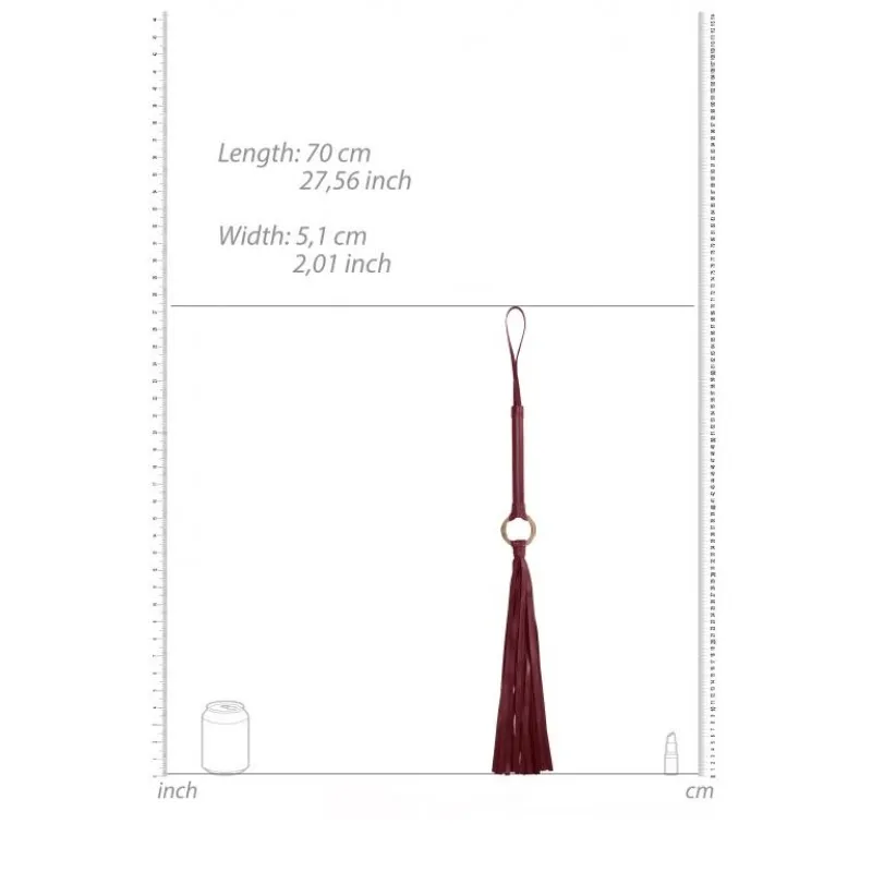 Хлыст Ouch Ouch! - Flogger - Burgundy