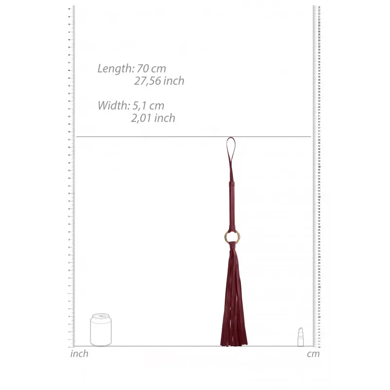 Хлыст Ouch Ouch! - Flogger - Burgundy