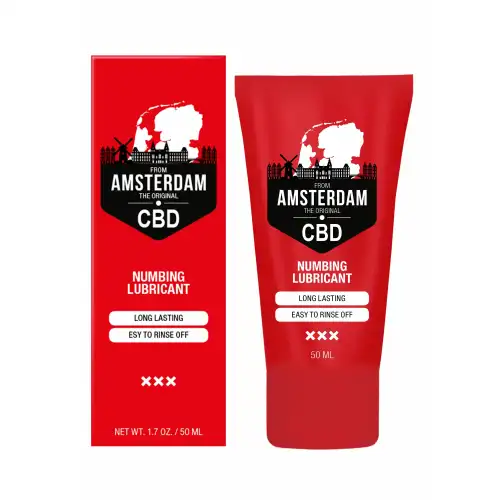 Shotsmedia, Голландия Лубрикант Numbing CBD from Amsterdam - 50 ml