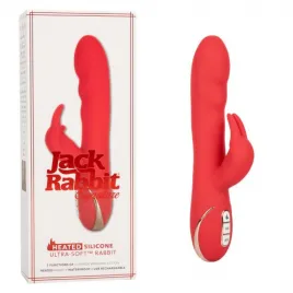 Ультра мягкий перезаряжаемый вибромассажер кролик с функцией нагрева Heated Silicone Ultra-Soft Rabb