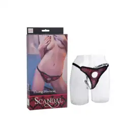 Трусики Oring для страпона Scandal Thong Harness