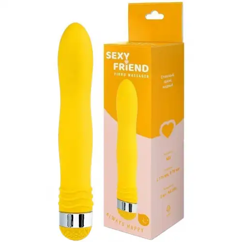 Фото Sexus Funny Five, Китай Многофункциональный вибратор Sexy Friend желтый