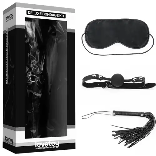 Фото Lovetoy, Китай Набор для ролевых игр Deluxe Bondage Kit (маска, кляп, плеть)