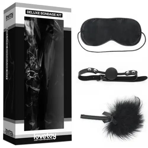 Изображение Lovetoy, Китай Набор для ролевых игр Deluxe Bondage Kit (маска, кляп, тиклер)