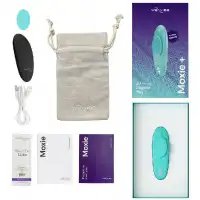 Фото We-Vibe, Канада Смарт-вибростимулятор клитора We-Vibe Moxie Plus бирюзовый