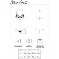 Фото Livia Corsetti Fashion, Польша Соблазнительный комплект из трусиков и бюстгальтера Strap Hearts S/L
