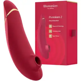Бесконтактный стимулятор клитора Womanizer Premium 2 Bordeaux