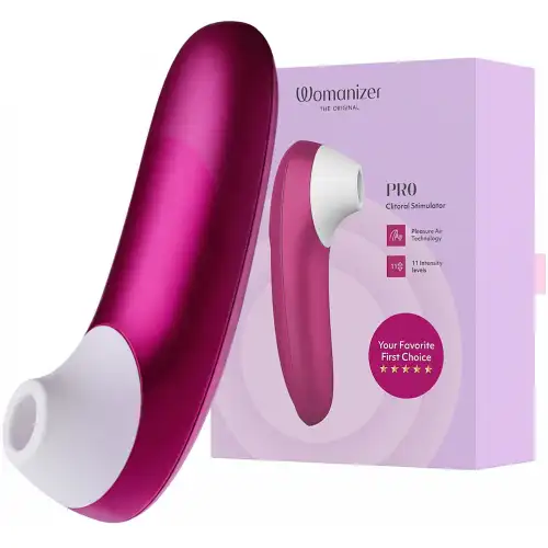 Womanizer, Германия Бесконтактный вакуумно-волновой стимулятор клитора Womanizer Pro розовый