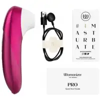 Womanizer, Германия Бесконтактный вакуумно-волновой стимулятор клитора Womanizer Pro розовый