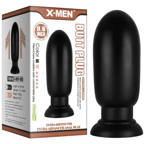 Фото Nlonely, Китай Большая анальная втулка на присоске X-Men Butt Plug 25 см