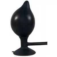 Изображение Orion, Германия Расширяющаяся анальная втулка с грушей Silikon True Black