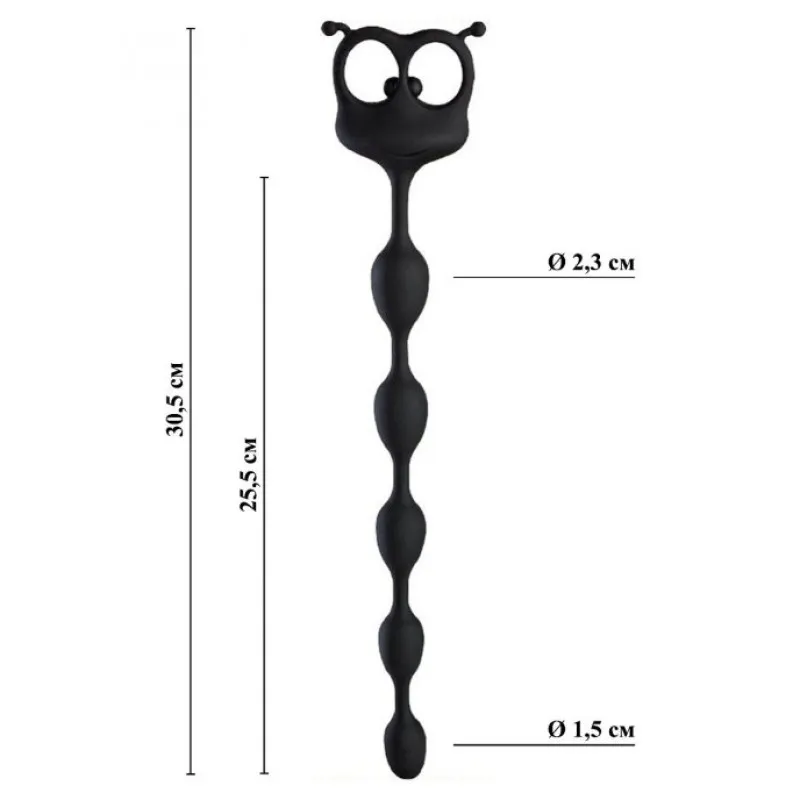 Фото Fun Factory, Германия Стимулятор анальный Fun Factory Flexi Felix черный