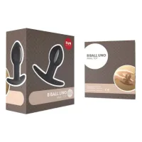 Изображение Fun Factory, Германия Пробка для ношения со смещенным центром тяжести Fun Factory B Ball Uno черно-красная