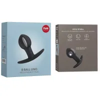 Фото Fun Factory, Германия Пробка для ношения со смещенным центром тяжести Fun Factory B Ball Uno черно-серая