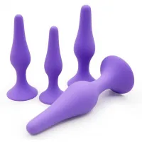 Изображение  Классическая анальная пробка Small фиолетовая