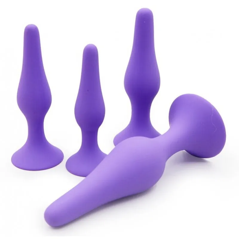 Изображение  Классическая анальная пробка Small фиолетовая