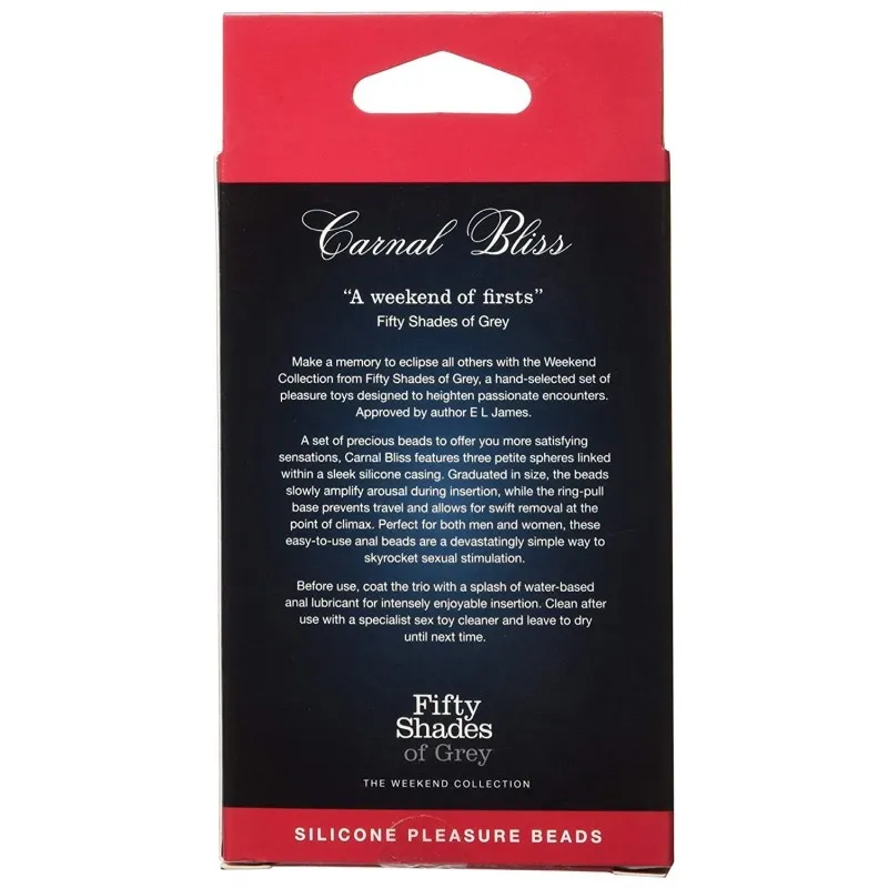 Фото Fifty Shades of Grey, Великобритания Анальный стимулятор Carnal Bliss Shades of Grey