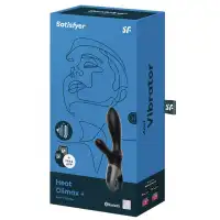 Фото Satisfyer, Германия Анальный смарт-вибратор с подогревом и стимулятором промежности Satisfyer Heat Climax+