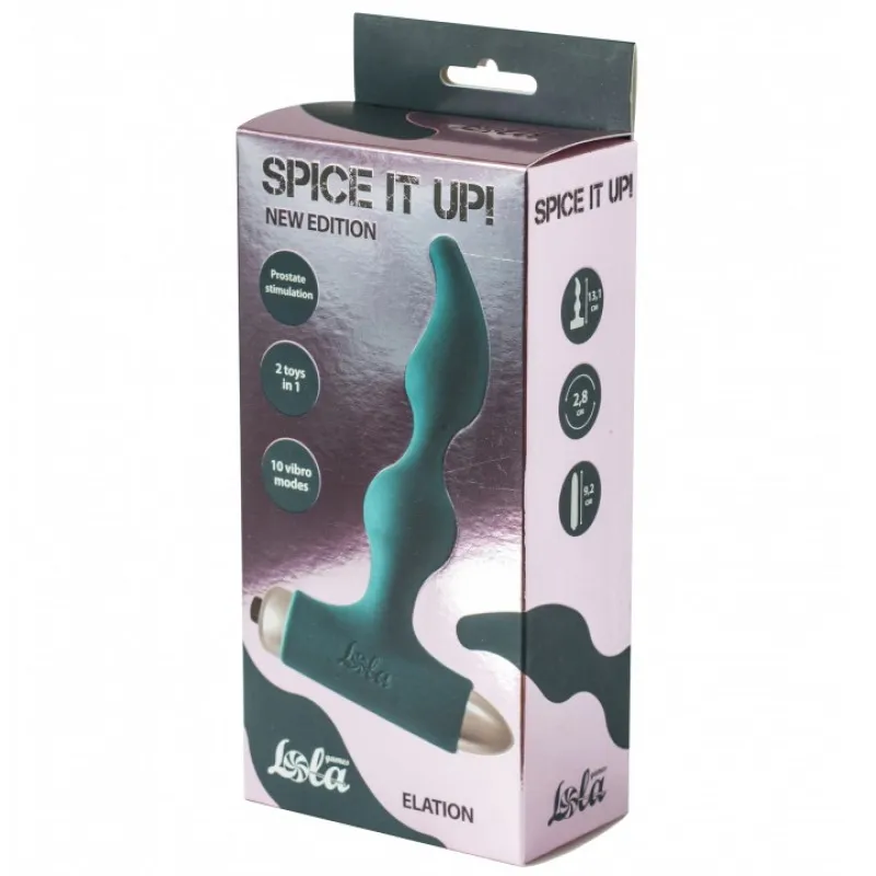 Lola Toys, Россия Анальная пробка с вибрацией Spice It Up New Edition Elation зеленая — купить в Минске Фото Lola Toys, Россия Анальная пробка с вибрацией Spice It Up New Edition Elation зеленая