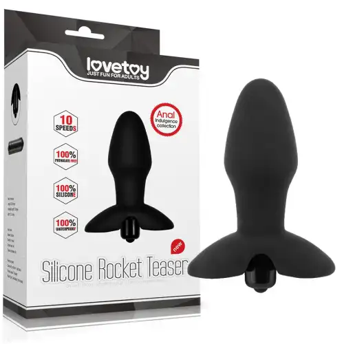 Фото Lovetoy, Китай Анальная пробка с вибрацией Silicone Rocket Teaser